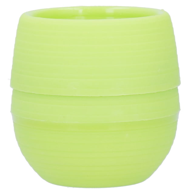Mini maceta redonda de plástico para plantas, jardín, hogar, oficina, decoración, maceta para plantar, color verde