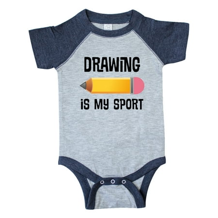 

Inktastic Drawing Is My Sport Gift Baby Boy or Baby Girl Bodysuit