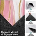 thumbnail image 3 of Pink White Gold Marble Pattern Kitchen Rugs Sets Of 3,Kitchen Runner Rugs Non Skid Washable,Decorative Kitchen Floor Mats for Kitchen,Sink,Laundry,17"x30"+ 17"x47" + 17"x59", 3 of 6