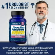 Super Beta Prostate Advanced with Beta-Sitosterol, Mens Supplement, 60 Chewable Tablets, Berry