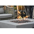 thumbnail image 4 of Modeno Outdoor Westport Pit Table Grey Durable Round Fire Bowl Glass Fiber Reinforced Concrete Propane Patio Fire Place 34 Inches Electronic Ignition Cover and Lava Rock Included, 4 of 7