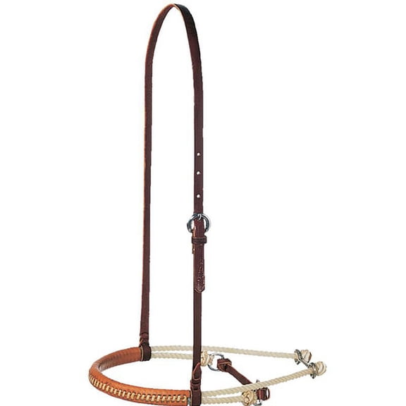 Martin Saddlery   Double Rope Noseband with Caveson