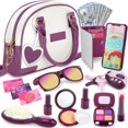 thumbnail image 1 of Monedero de juguete INNOCHEER para niñas pequeñas con maquillaje simulado de 3 a 8 años, 1 of 8