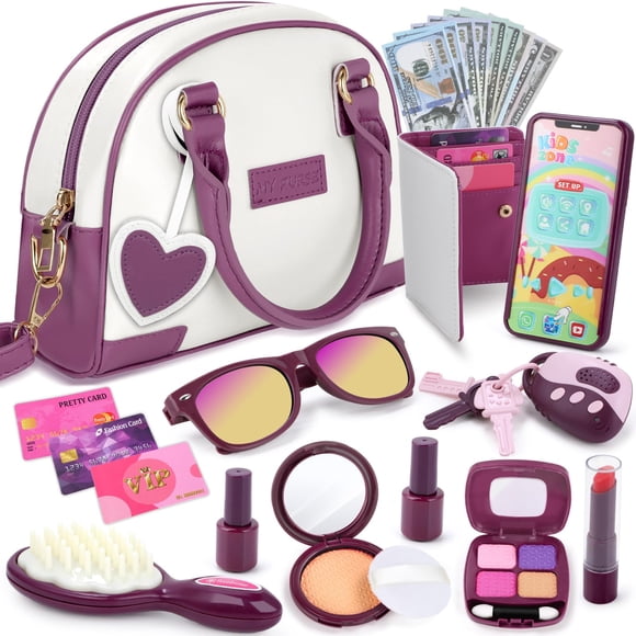 Monedero de juguete INNOCHEER para niñas pequeñas con maquillaje simulado de 3 a 8 años