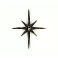thumbnail image 4 of Zeckos Gold Cast Iron 8 Pointed Starburst Wall Hangings Set of 6, 4 of 4