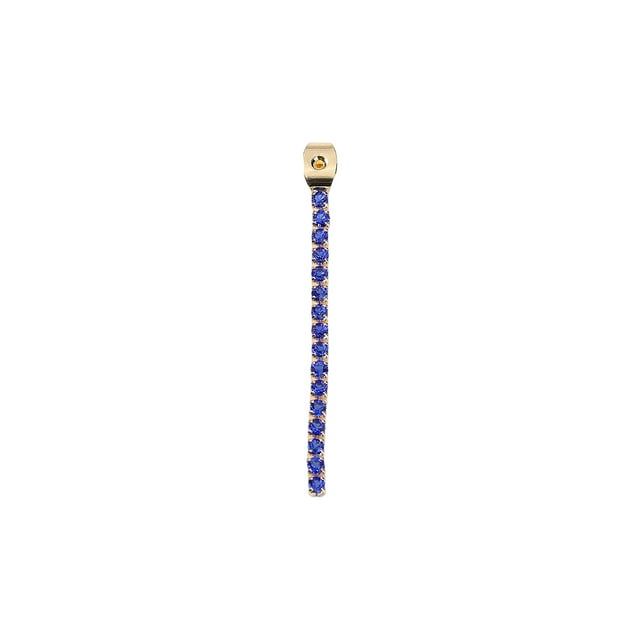 Pendiente de cadena larga de diamantes de imitación, pendiente de moda, joyería trasera, accesorio artesanal DIY para artesano profesional Ropa, zapatos y accesorios Miscelánea Azul oscuro Minnieouse AP015827-01