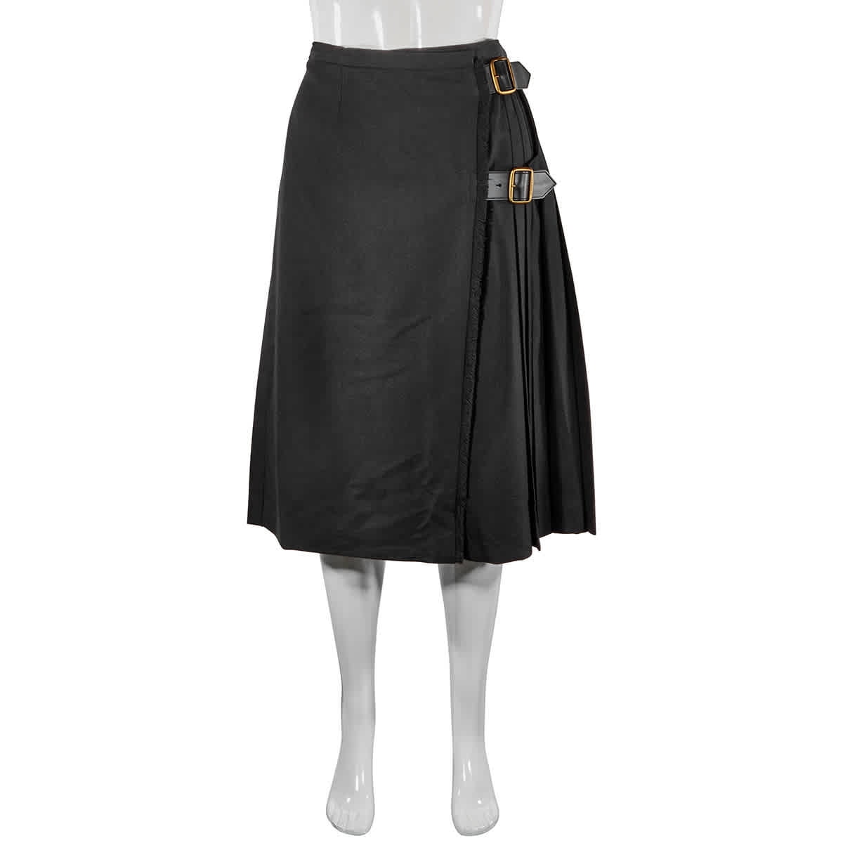 burberry leather skirt with hole