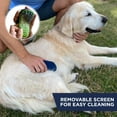 thumbnail image 6 of Bonza Dog and Cat Brush | Soft & Gentle Silicone Bristles | Easy to Clean with Removable Screen | Deshedding Tool for Grooming Medium to Long Haired Pets | Dishwasher Safe, 6 of 7