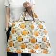 thumbnail image 4 of Wrapables Large & Small Foldable Tote Nylon Reusable Grocery Bags, Set of 2, Cat Food, 4 of 6