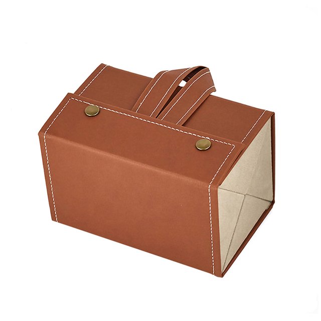 Organizador de anteojos de cuero plegable 2/3/4/5/6 caja de almacenamiento de gafas de sol de múltiples ranuras portátil de viaje para gafas Almacenamiento y organización del hogar L6401 marrón Inteprter HA003745-04B