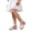 White, variant on Girls Dress Shoes with Flower Low Heels Sandals Ankle Strap Prom Formal Dress Shoes Girl Wedding Party Pumps(White,9-10 Years)