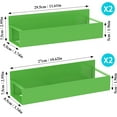 thumbnail image 6 of Metal 4 Pack Magnetic Spice Storage Rack Organizer for Refrigerator and Oven, Black Fridge Organizers and Storage, 6 of 6