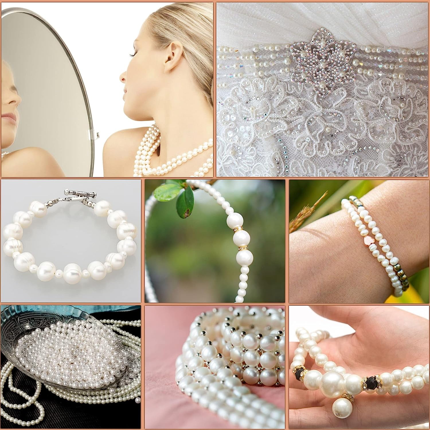 Pearls Beads, 1000Pcs 10Mm Pearl Beads For Jewelry Making, Pearls For  Crafts, Perlas, Pearl Beads For Crafting, Perlas Para Bisuteria, Vase  Filler