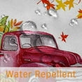 thumbnail image 2 of Red Truck Shower Curtain for Bathroom Autumn Maple Leaves Thanksgiving Pumpkins Rustic Farmhouse Shower Curtain Water Repellent Polyester Fabric 72H x 72W inches, 2 of 6