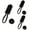 Black, variant on 3pack Leather Patches Buckles Buttons Overcoat Sewing Decorative Buttons for Various Clothing Styles