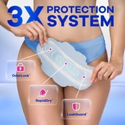 Always Ultra Thin Pads with Wings, Size 1, Regular, 46 Count