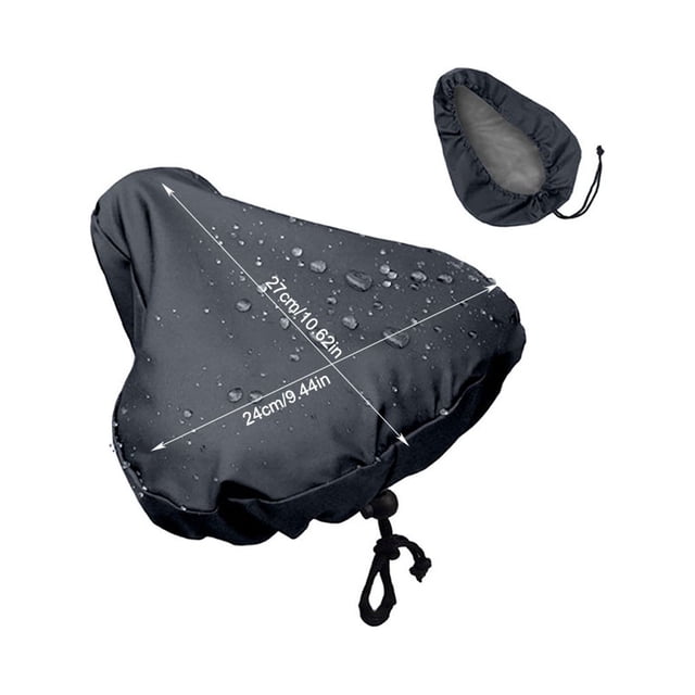 Mountain Bicycles Saddle Seat Rain Protector Cycling Reusable Covers Portable Oxford Cloth Dust-proof Cushion Protector Cycling Guard Accessory Dark Blue