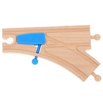 STOBOK Joinpaya Wooden Train Switch Track Set: Train Track Accessories for Architectural Models and Layout Props
