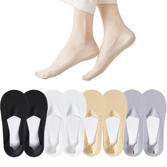 Livease No Show Socks Women, Invisible Low Cut Liner Socks for Flats Boat, Footies Socks, Size 5-8