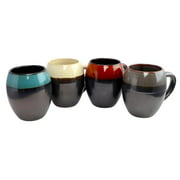 4 Piece 19.5 oz Soroca Mug Set, Assorted Colors