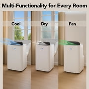 Whynter Portable Air Conditioner 13,500 BTU with Dehumidifier, Cooling Fan & Smart Wi-Fi for 500 Sq Ft Rooms, Includes AC Unit Window Kit, ARC-1050XP (10,000 BTU SACC), White