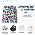 thumbnail image 3 of Fuzoiu Heart Panda Print Men's Swim Shorts,Quick-Dry Double-Layer Swim Trunks,Board Trunks,Beach Shorts Swimwear Bathing Suits-Large, 3 of 6