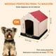 thumbnail image 3 of Casa Para Perro Chica Poli Pets Berlín Color Rojo, 3 of 7