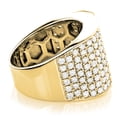 thumbnail image 2 of Mens Diamond Rings Collection Custom Made 14k Gold Ring 4.5 Ctw (Yellow Gold Size 5.5), 2 of 3