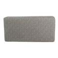 thumbnail image 4 of HomePop Banc de Rangement en Tissu Moderne avec Pieds en Bois Massif Gris, 4 of 9