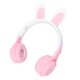 thumbnail image 5 of Auriculares Lindos Para Niños, Auriculares Para Niños Con Diseño De Orejas De Conejo Diadema Ajustable PC Y ABS Para La Escuela Para Dormitorios, 5 of 7
