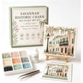 thumbnail image 2 of DIY Sea Glass Art Kit, Cape Cod Lighthouse Acrylic Craft Kit for Adults | 4.72*4.72in Mosaic Kits for Adults, 6 Coastal Town Designs, Wooden Easel & Guide Included, Keepsake Gift, 2 of 9