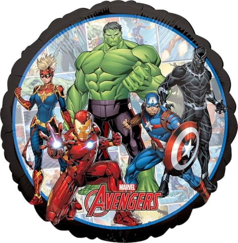 Avengers Powers Unite Birthday Party Supplies Airloonz and Foil Balloon Bouquet Decorations