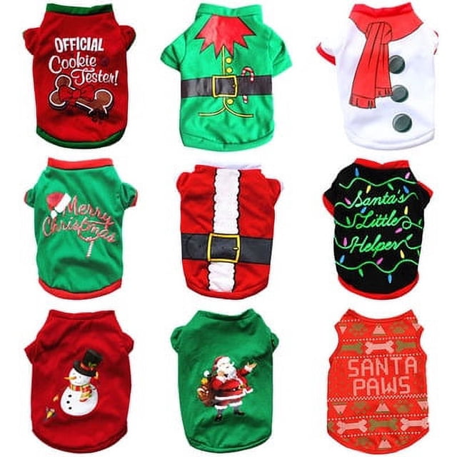 Winter Pet Dog Sweater Sweatshirts Clothes Dog Dress Fashion Clothes Decorations Pet Decoration Cute Pet Shape Cartoon Christmas Soft Cat Animal Exotic Pet Clothes Shirt Winter Puppy Coat
