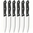 thumbnail image 3 of MYVIT Steak Knives Set of 6 Serrated Meat Cutting Dinner Knife Dishwasher Safe Stainless Steel Kitchen Knife Cooking Tool, 3 of 9