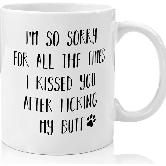 Father's Day Gift From Dog, Funny Mug Dog Dad, Father's Day Gift For Dog Dad, Gift For Dog Dad, Mug For Dog Dad, Ceramic Novelty Coffee Mugs 11oz, 15oz Mug, Tea Cup, Gift Present Mug For