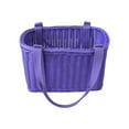 thumbnail image 2 of Cesta de mimbre de imitación, cesta de pan para aperitivos, bolsa de almacenamiento, cesta anidada, cestas de almacenamiento de frutas, organizador violeta s perfecl Cesta tejida, 2 of 8