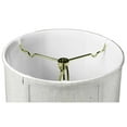 thumbnail image 5 of HomeConcept 14"x16"x17" Prestige Large Drum Lampshade Textured Oatmeal Fabric, Cylinder Shade for Tall Table Lamps, 5 of 6