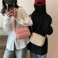 thumbnail image 2 of Fashionable Quilted Down Cotton Crossbody Phone Bag For Women Casual Shoulder Purse Underarm Bags for Student, 2 of 2