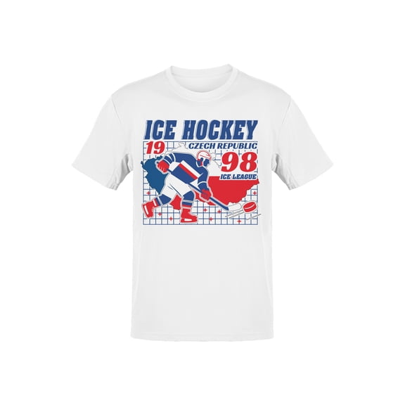 Czech Republic Ice Hockey 98 League Men's T-shirt