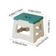 thumbnail image 3 of Taburete Plegable Resistente | Asiento Portátil para Adultos para Acampar y Pescar | Silla de Plástico Compacta y Ligera con Asa | Soporta 60 Kg | Taburete de Descanso para Senderismo Al Aire Libre, 3 of 6