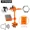 BReflective an sound, variant on Solar 3-in-1 Bird Repellent: Ultrasonic/Flash/Wind Motion for Garden/Farm/Pond, Solar Powered Pest Control for Orchard/Yard