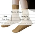 thumbnail image 3 of VISALY Winter Warm Soft Comfortable Coral Velvet Crew Sock Fleece Lined Thickened Embroidered Mid Calf Home Socks for Women Gilrs White One Size, 3 of 4