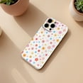 thumbnail image 3 of SKLYDDI Multicolor Graphic Floral for iPhone 16 Pro Max Case - Vibrant Painted Flowers Circle Motif, TPU, Flexible, Aesthetic Cute, 3 of 7
