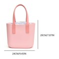 thumbnail image 2 of Bolso Mano Playa Verano para Mujer Femenino Con Monedero Forro () Rosa, 2 of 4
