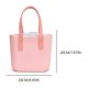 thumbnail image 2 of Bolso Mano Playa Verano para Mujer Femenino Con Monedero Forro () Rosa, 2 of 4