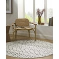 thumbnail image 2 of BoutiqueRugs Cowplain Bohemian, Transitional Area Rug - Black, Charcoal, Light Gray - 5'3" Round, 2 of 6