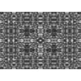 thumbnail image 1 of Ahgly Company Indoor Rectangle Patterned Black Eel Black Area Rugs, 2' x 5', 1 of 6