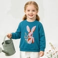 thumbnail image 7 of Wonitaaizi Toddler Girl Sweatshirt Clothes Long Sleeve Crewneck Clothing Top (4-5 Years,Navy), 7 of 7