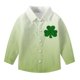thumbnail image 4 of Blusa y camisa de manga larga con cuello vuelto para niños, camisa informal de moda para niños y niñas, camisa de manga larga con estampado del Día de San Patricio, camisa de manga larga con cuello vu, 4 of 7