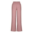 thumbnail image 4 of Pants for Womens Casual Pants Pink Womens Pants Comfy Fit Pants for Women High Waisted Trousers Women Fall Pants, 4 of 6